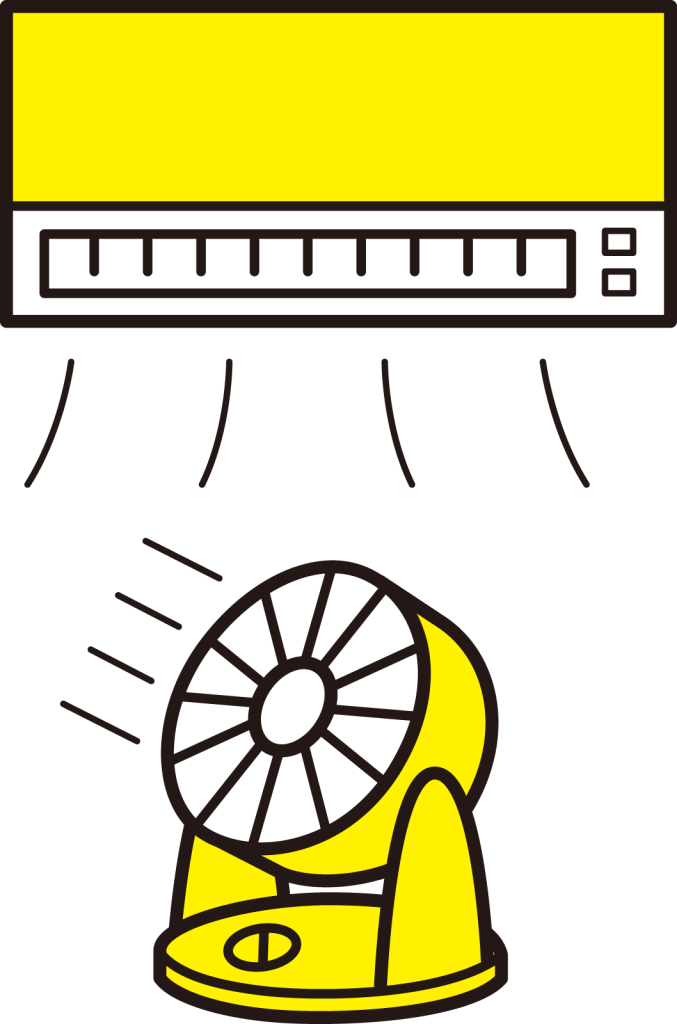 夏場のエアコン